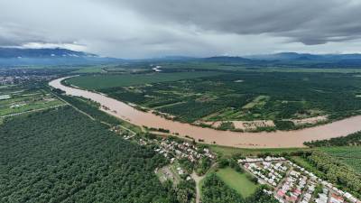 El valle de Sula suele ser golpeado por las inundaciones.