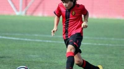 El niño de 10 años, quien nació en Durango, fichó por ocho temporadas con la cantera del Mallorca; era seguido de cerca por el Real Madrid y Barcelona. Foto Cortesía Mallorca