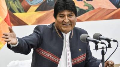 Evo Morales. AFP