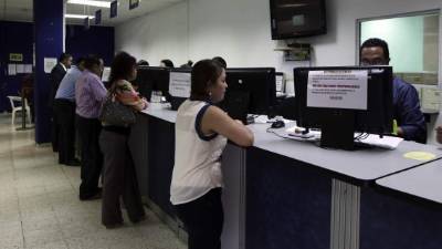 Oficinas principales del Instituto de la Propiedad en Tegucigalpa.