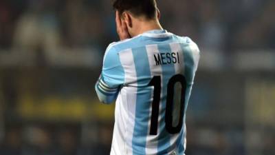 Lionel Messi apenas suma un gol en la Copa América, se lo hizo de penal a Paraguay en el debut de Argentina. Foto AFP