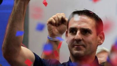 Ernesto Muyshondt, candidato de Arena, es ahora el alcalde electo de San Salvador. foto efe