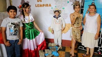 Alumnos de primero y segundo representaron a Ocotepeque. Fotos: Yoseph Amaya.