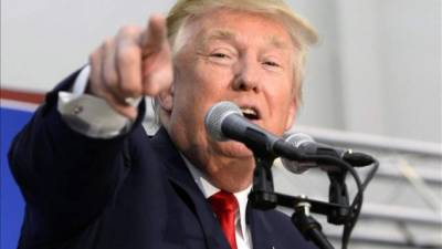 - Donald Trump, aspirante a la nominación republicana para las elecciones presidenciales de 2016 en EUA.