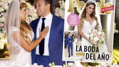 La revista People en Español compartió fotos exclusivas de la boda de Ninel Conde y Larry Ramos.