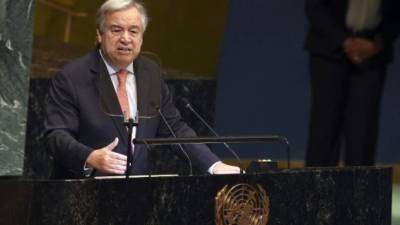 El jefe de la ONU, António Guterres advirtió a los líderes mundiales sobre el creciente caos y la confusión en el planeta./AFP.