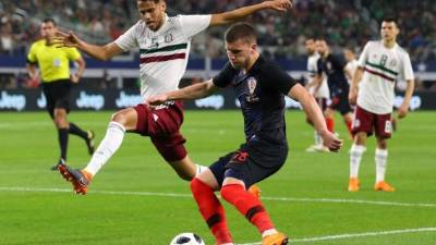 Los mexicanos no pudieron ante los croatas. FOTO AFP