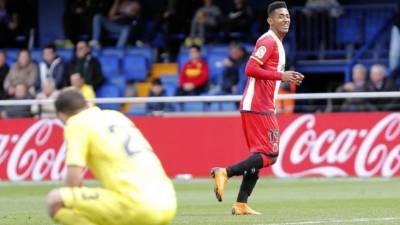 El 'Choco' Lozano se estrenó como goleador en la Liga Española.
