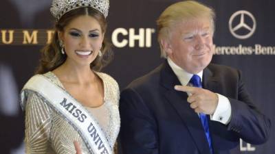 Trump fue el copropietario de la franquicia de Miss Universo hasta el año pasado.