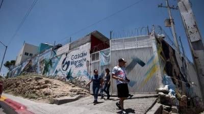 El migrante hondureño murió al recibir un disparo de agentes policiales.