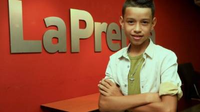 Roger Mejía durante su visita a Diario LA PRENSA.