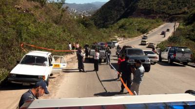 En la cuesta El Chile de la capital fue ultimado el ruletero.