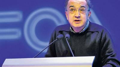 Sergio Marchionne, presidente ejecutivo de Fiat Chrysler.