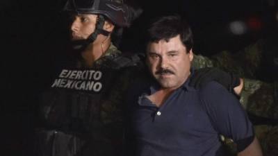 El capo del narcotráfico mexicano Joaquin 'El Chapo' Guzmán.