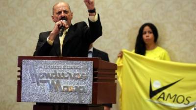 Augusto Cruz Asensio ayer en el lanzamiento.