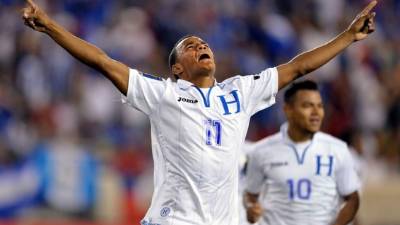 Rony Martínez ya ha marcado goles con la Selección de Honduras.