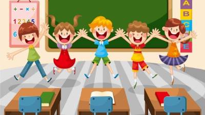 Regresa a la escuela con alegría.