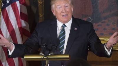 Trump expresó su molestia en Twitter.