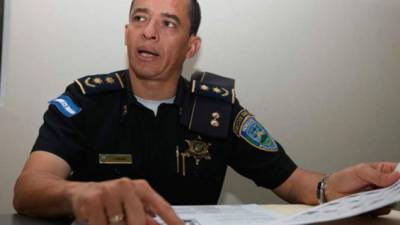 El vocero de la Policía, Leonel Sauceda.