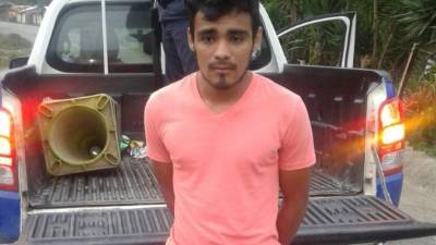 El sujeto responde al nombre de Selvin Noé Bohórquez (21).