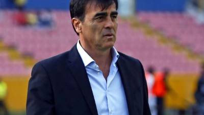 Gustavo Quinteros, durante el partido contra Honduras. Foto AFP