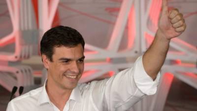 Pedro Sánchez, líder del PSOE, es el nuevo gobernante de los españoles/AFP.
