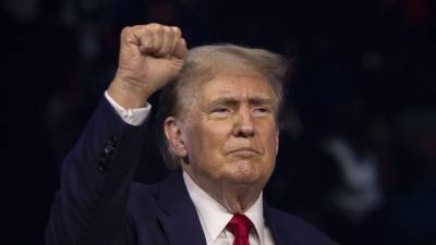 Trump lleva varias semanas preparándose para el debate electoral.