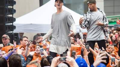 El cantante Justin Bieber durante su presentación en el programa 'Today' en Nueva York.