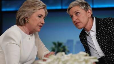 Hillary Clinton en una entrevista con The Ellen DeGeneres.