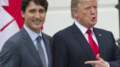 El magnate busca eliminar el tratado comercial con Canadá y México, pero Trudeau busca impedirlo.