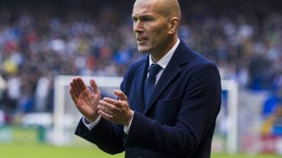 Zidane, durante el partido en Riazor. Foto Agencia