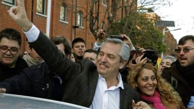 Alberto Fernández se encamina, si las preferencias de voto no cambian, a ser presidente.