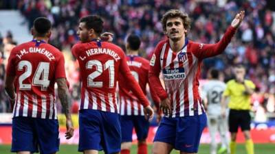 Griezmann se encargó de abrir el marcador. FOTO AFP.