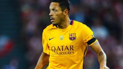 Adriano llegó al Barcelona en el año 2010 en donde ha tenido poca participación.