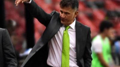 Juan Carlos Osorio, durante el partido contra El Salvador. Foto AFP