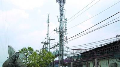 MS Antena parabÃ³lica TIGO, 20 Abril 2006