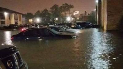 Foto: José Aguiriano. Así lucen las calles de diversas zonas de Texas debido a las inundaciones provocadas por las prolongadas lluvias.