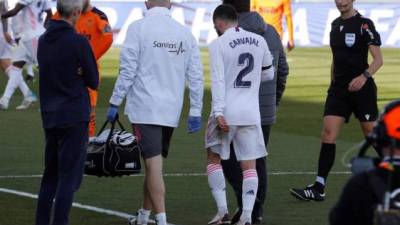 Carvajal se perdería los octavos de final de la Champions en donde Real Madrid enfretará al Atalanta.