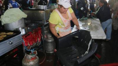 Las pérdidas son millonarias en el incendio del mercado de Tegucigalpa.