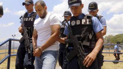 Momento de la captura de Jairo Aly Arias Mejía, solicitado por Estados Unidos por cargos de tráfico de metanfetaminas. Foto de archivo.