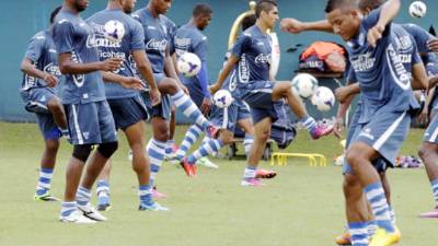 Los seleccionados hondureño han realizado un entrenamiento a puerta cerrada en Fort Lauderdale.