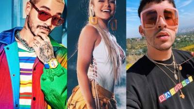 J Balvin, Karol G y Bad Bunny fueron galardonados en los Premios Juventud 2020.