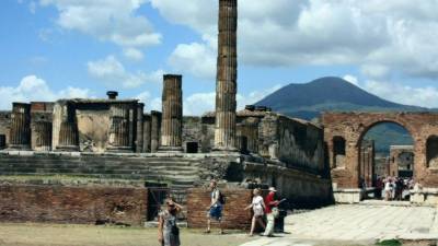 Las Ruinas de Pompeya.