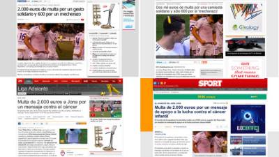 Esto dice la prensa española sobre la sanción de Jonathan Mejía.