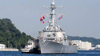 El USS Benfold tiene su base de operaciones en el puerto de Yokosuka en Japón.