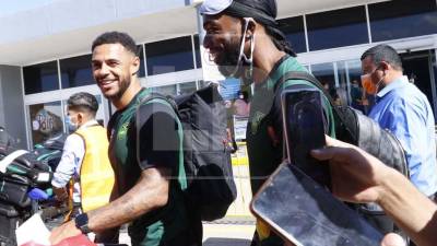 Los jugadores de Jamaica llegaron con mucho optimismo de poder ganar en San Pedro Sula.