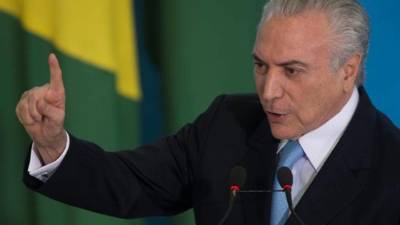 En la imagen, el presidente de Brasil, Michel Temer. EFE/Archivo