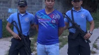 Roberto Carlos Peña (31) al momento de ser capturado en 2017.