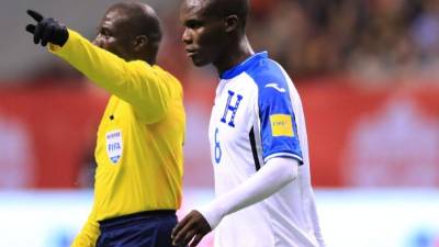 Rubilio estuvo en el debut de Honduras ante Canadá por la Hexagonal.