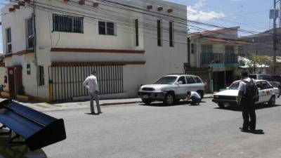 La camioneta en la que se transportaba Óscar Castillo fue inspeccionada en la colonia Guadalupe de Tegucigalpa.